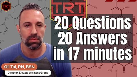 Top TRT Questions and Answers with Gil Tal!
