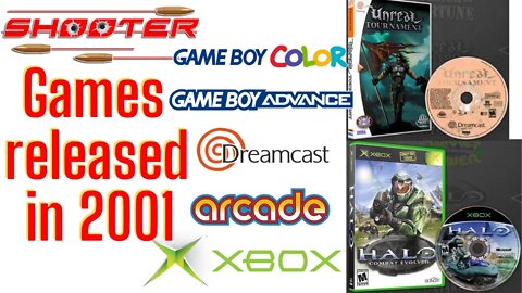 Year 2001 released Shooter Games for Arcade, Xbox and Dreamcast - Gameboy Color and Gameboy Advance