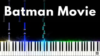 Batman Movie Theme Medley Piano Tutorial