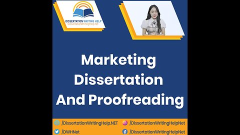 Marketing Dissertation And Proofreading | DissertationWritingHelp.net