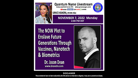 Dr. Jason Dean - The NOW Plot to Enslave Future Generations Through Vaccines & more.