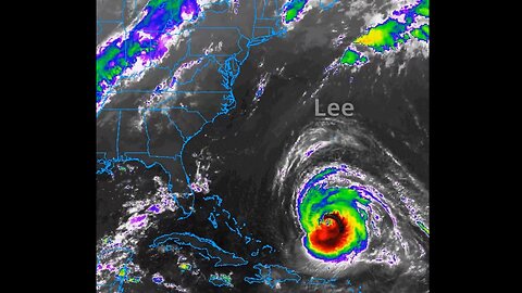 09/12/23 - Front Builds to Keep Hurricane Lee off the East Coast