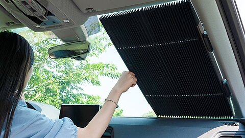 Automatic Car Windshield UV Protection Sun Visor