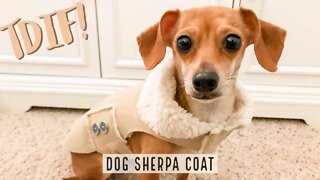 TDIF! DIY Dog Sherpa Coat