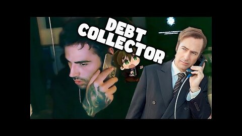 JON ZHERKA GETS A CALL FROM THE DEBT COLLECTOR LIVE ON STREAM