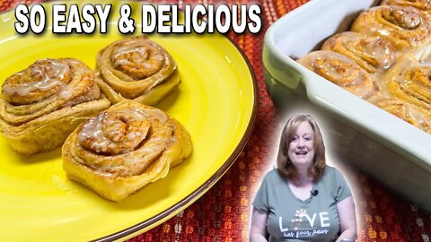 Cinnamon Roll Crumuffins made easy with Canned Crescent Roll Dough for an anytime dessert.