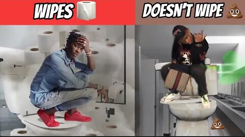 RAPPERS WHO WIPE vs RAPPERS WHO DONT WIPE!