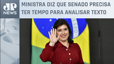 Tebet mostra otimismo com aprovação da reforma até outubro e descarta aumento de impostos