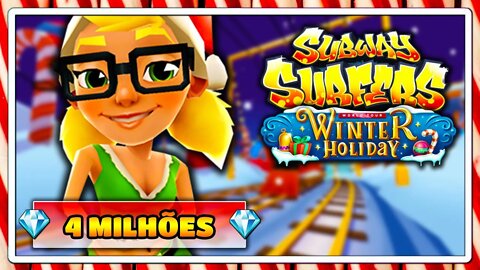 Subway Surfers Winter Holiday 2019 | 4 Milhões com a Elf Tricky