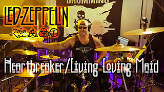 Led Zeppelin -Heartbreaker/Living Loving Maid - Drum Cover