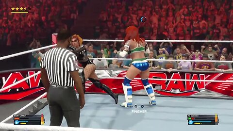 WWE 2K23: Becky Lynch Vs. Tia Valentine (Legend Difficulty)