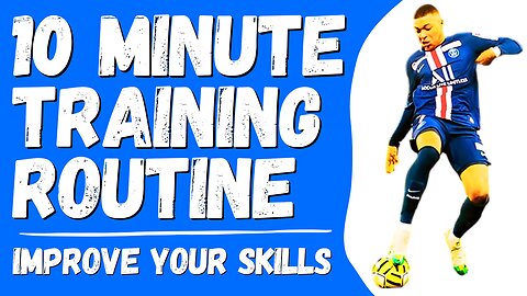 10 Minute Soccer Skills Training - IMPORTANT Soccer Drills For Kids