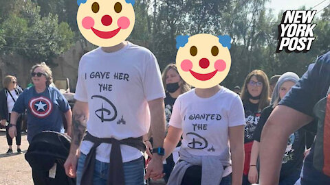 Fans call on Disney to ban raunchy shirts from parks after viral post