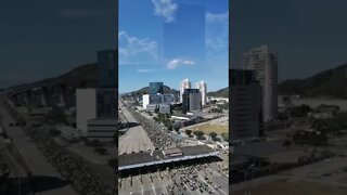 Terceira Ponte lotada! 😳 Bolsonaro em Vitória