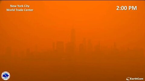 Unbelievable Time Lapse Of Canadian Wildfire Smoke Taking Over NYC