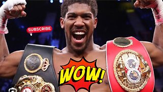 Anthony joshua fighting for heavy weight contender title !!