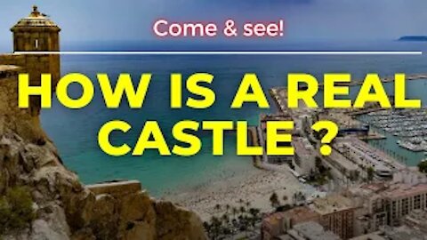 WALK IN A REAL MEDIEVAL CASTLE! 🏰🐉VIRTUAL TOUR 👑 - Castle of Santa Bárbara, Alicante