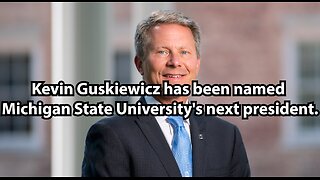 Kevin Guskiewicz has been named Michigan State University's next president.