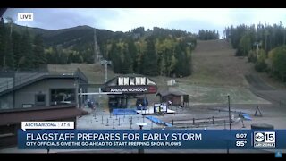 Flagstaff prepares for early storm