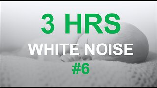 🤍 White Noise – Black Screen ⬛ | #6 | 3 Hours Fan Sound For Focus, Relaxation, and Sleep