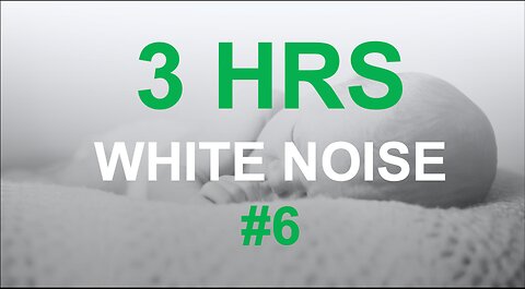 🤍 White Noise – Black Screen ⬛ | #6 | 3 Hours Fan Sound For Focus, Relaxation, and Sleep