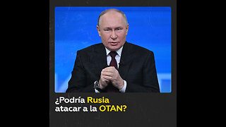 Putin contesta si Rusia podría atacar a la OTAN