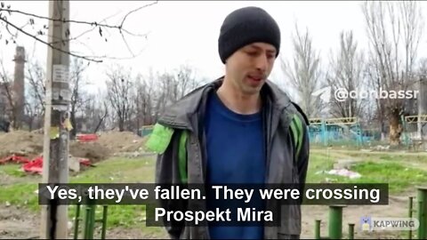 Resident of Mariupol explains how civilians were hunted by Ukrainian snipers like a prey in order to continue to use the locals as a human shield