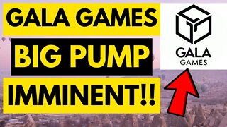 GALA GAMES BIG PUMP IMMINENT!!!! GALA price prediction