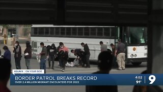 Border Patrol reports record migrant encounters for 2022