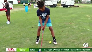 Organization helping kids who come from tough situations learn golf
