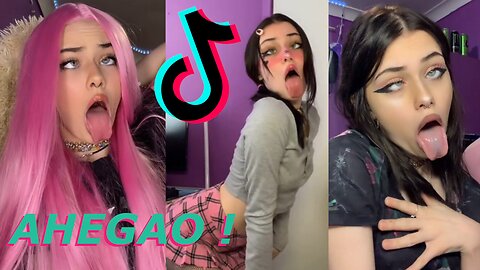 😲 AHEGAO!!! Compilation 😝 | TikTok @ egirl.spams