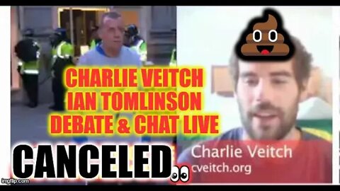 😞 Charlie Veitch Ian Tomlinson Debate & Chat CANCELED 😞 He No Longer Wants To Play ▶️ #CharlieVeitch