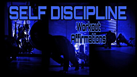 Self Discipline Workout Affirmations🔱(Positive Energy)