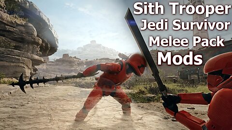 Jedi Survivor Mods Melee Pack + Sith Trooper Showcase