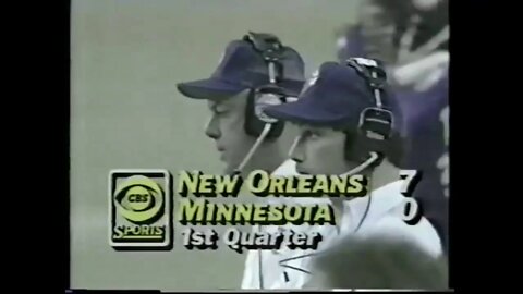 1985-11-24 New Orleans Saints vs Minnesota Vikings
