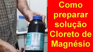 Como preparar o Cloreto de Magnésio para uso oral