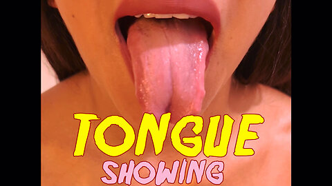 ASMR Tongue Showing {Slowed} | Laura