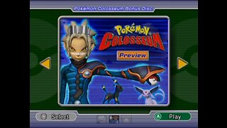Pokemon Colosseum Bonus Disc - Gamecube