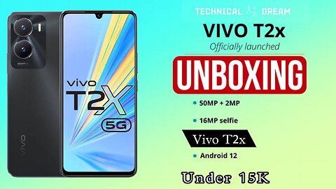 ViVO T2X 5G Unboxing & Quick Review | Full Specifications | Technical Dream | #unboxing #vivo #viral