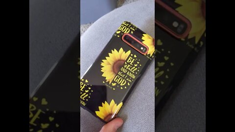 Galaxy S10 Sunflower Phone Cases Cute Christian Bible Verse Gifts Women Case