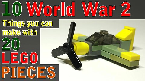 10 World War 2 things you can make with 20 Lego pieces