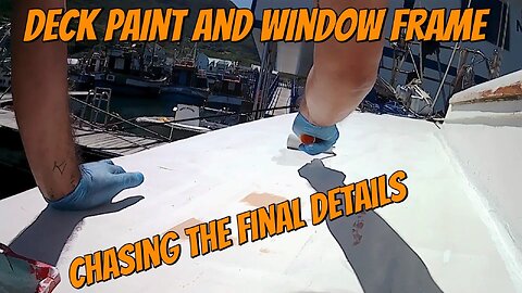 Deck and Window work #diy #boatrenovation #boat #restoration #yacht