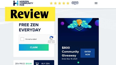 Review || horizen earning? || easy way to earn zen from getzen.cash? ||