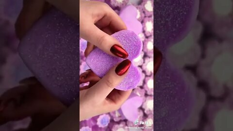cutting asmr colored soap satisfying #Shorts