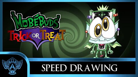 Speed Drawing: MobéBuds Trick or Treat - Kandigoile | A.T. Andrei Thomas 2023