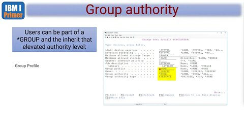 An introduction to the IBM i Power System Module 4 Security and Authority