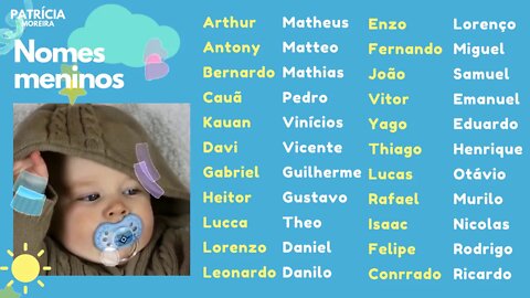 NOMES DE BEBÊS MENINOS - Escolha um Nome para seu bebê! | Boa Gravidez