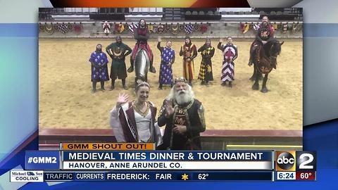 Good morning from Medieval Times Dinner & Tournament in Hanover