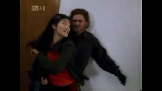 Cross kick Studio Films Kelly HU Moore Fight Scenes from Martial Law