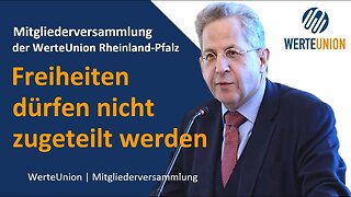 Hans-Georg Maaßen: Grundrechte sind Abwehrrechte gegenüber dem Staat@WerteUnion🙈